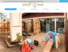 Tablet Screenshot of doggiepause.com